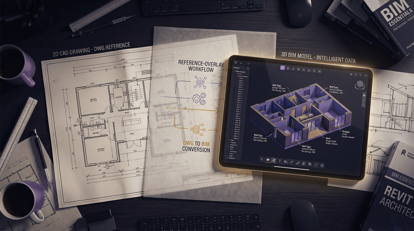 המרת קבצי DWG למודל BIM ברוויט – האם זה אפשרי?