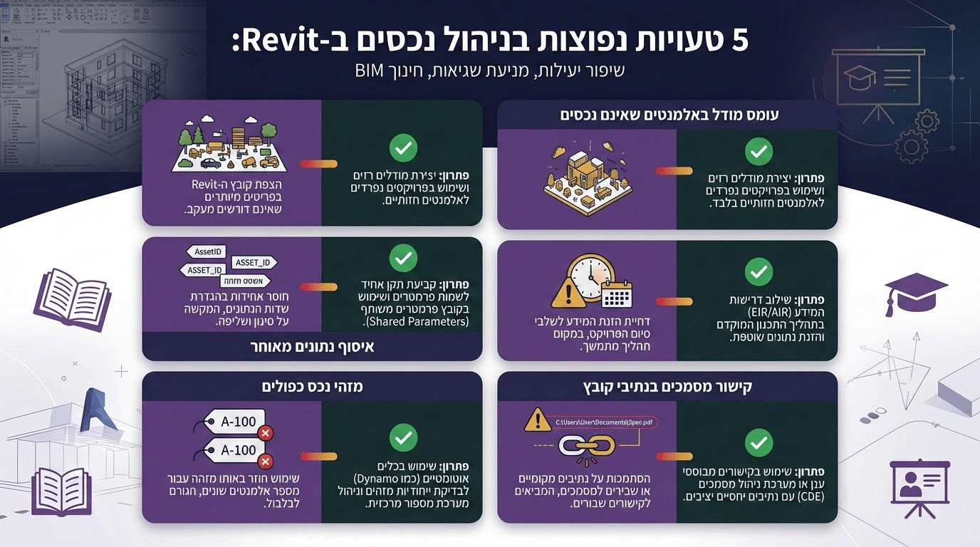 חמש טעויות שמשבשות ניהול נכסים ברוויט