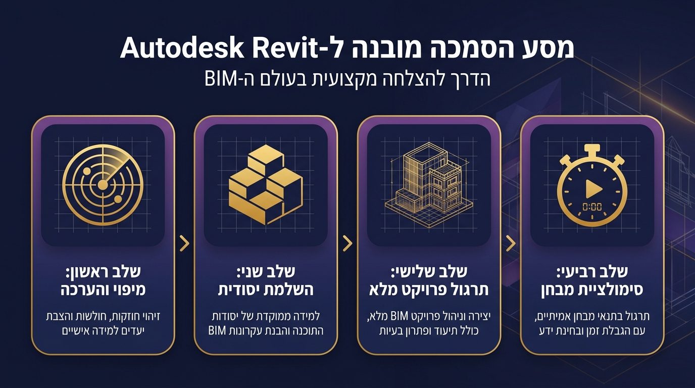 הסמכת רוויט אוטודסק – שלב אחר שלב