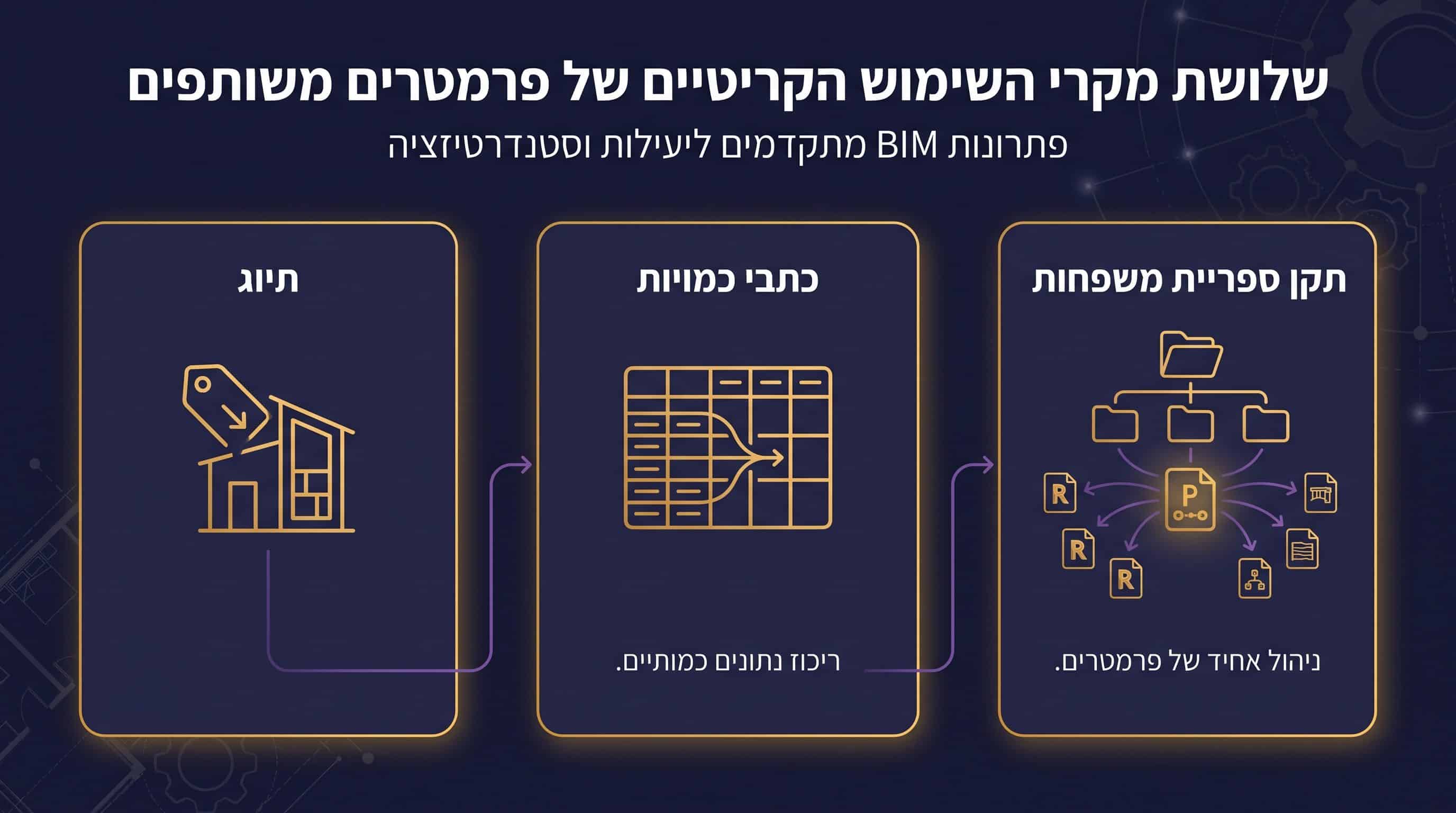 למה Shared Parameters קריטיים בתיוג וטבלאות ברוויט