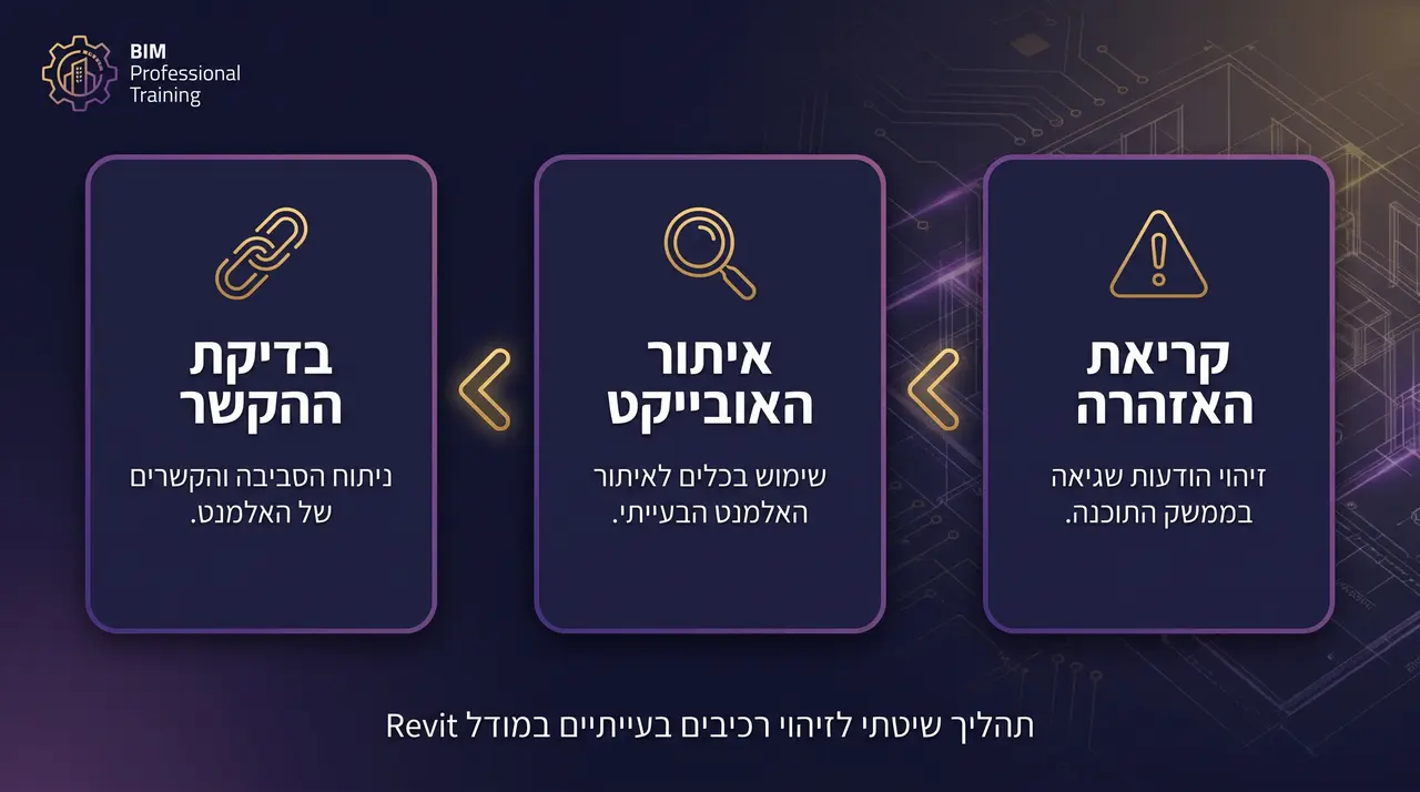 זיהוי אלמנט בעייתי במודל רוויט
